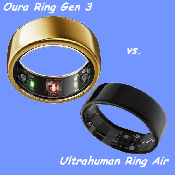 Oura Ring vs. Ultrahuman Ring Air