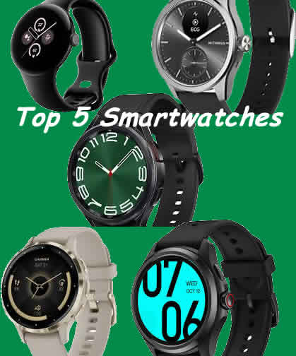Top 5 Smartwatches